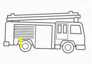 Simple Fire Truck Coloring Page Fire Truck Coloring Page Firetrucks Pinterest