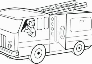 Simple Fire Truck Coloring Page Simple Truck Coloring Pages Fire Trucks Color Print Free Colouring