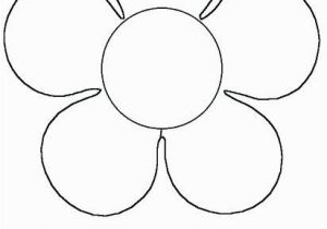 Simple Flower Coloring Pages Flower Pot Coloring Page Coloring Page A Flower Easy Simple