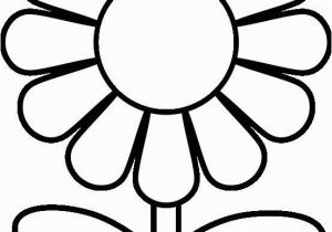 Simple Flower Coloring Pages Free Printable Preschool Coloring Pages