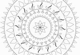 Simple Mandala Coloring Pages Printable Simple Mandala Coloring Page