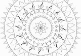 Simple Mandala Coloring Pages Printable Simple Mandala Coloring Page