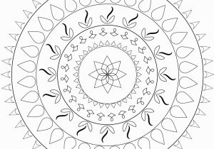 Simple Mandala Coloring Pages Printable Simple Mandala Coloring Page