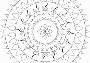 Simple Mandala Coloring Pages Printable Simple Mandala Coloring Page