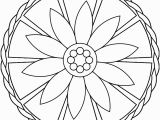 Simple Mandala Coloring Pages Printable Simple Mandalas Coloring Pages