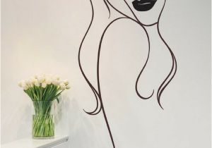 Simple Outdoor Wall Murals Beauty Salon Wall Art Decal Sticker