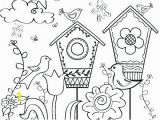 Simple Spring Coloring Pages Printable Spring Coloring Sheets Free Printable Spring Coloring Pages