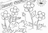 Simple Spring Coloring Pages Printable Springtime Coloring Pages Spring Coloring for Season Coloring