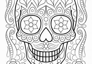Simple Sugar Skull Coloring Pages Color Pages Coloring Book Printable Pages Free Skull for