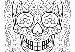 Simple Sugar Skull Coloring Pages Color Pages Coloring Book Printable Pages Free Skull for