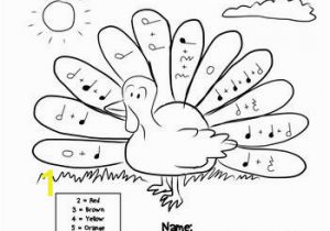 Simple Turkey Coloring Page Turkey Beat Adding Coloring Page