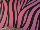 Simple Wall Mural Ideas Super Cool Pink and Black Zebra Walls Painted by Chris W