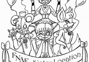 Sister Location Five Nights at Freddy S Coloring Pages Free Printable Five Nights at Freddy S Fnaf Coloring Pages