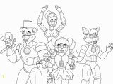 Sister Location Five Nights at Freddy S Coloring Pages Sister Drawings F Naf Location