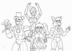 Sister Location Five Nights at Freddy S Coloring Pages Sister Drawings F Naf Location