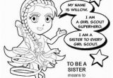 Sister to Every Girl Scout Coloring Page Girl Scout Daisy “be A Sister to Every Girl Scout” Petal