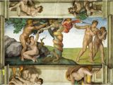 Sistine Chapel Wall Mural How Did An Angel Expel Adam and Eve From the Garden