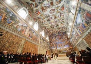 Sistine Chapel Wall Mural See Beautiful Art Inside the Sistine Chapel