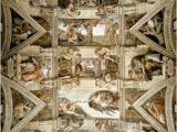 Sistine Chapel Wall Mural Sistine Chapel Ceiling and Lunettes Mural Michelangelo