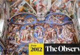 Sistine Chapel Wall Mural Vatican In Row Over Drunken tourist Herds Destroying