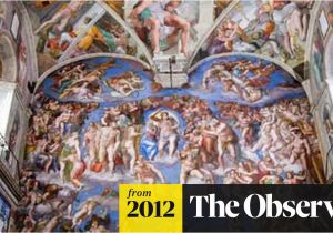 Sistine Chapel Wall Mural Vatican In Row Over Drunken tourist Herds Destroying