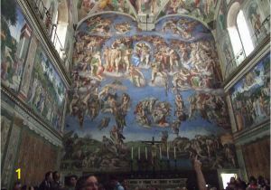 Sistine Chapel Wall Mural Vatican Museums Travel Guidebook –must Visit attractions In