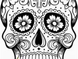 Skeleton Mask Coloring Page 549 Best Day Of the Dead Images