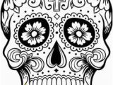 Skeleton Mask Coloring Page 549 Best Day Of the Dead Images