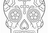 Skeleton Mask Coloring Page Skull Coloring Pages Printable