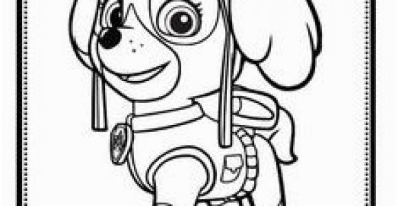 Skye Paw Patrol Printable Coloring Pages 74 Besten Paw Partol Bilder Auf Pinterest