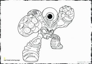 Skylanders Ignitor Coloring Pages Eye Brawl Coloring Page Skylanders Giants Coloring Pages Eye Brawl