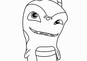 Slugterra Coloring Pages Black and White Xmitter Slugterra Coloring Page
