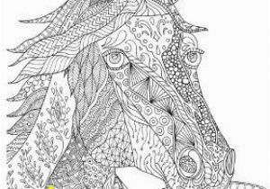 Small Horse Coloring Pages Zentangle Horse Coloring Page for Adults Plus Bonus Easy