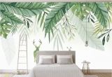 Small Size Wall Murals Beibehang Custom Any Size 3d Wall Mural Wallpaper Small Fresh Elk