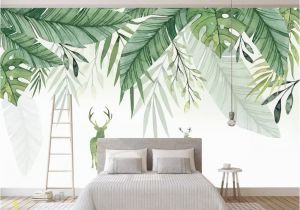Small Size Wall Murals Beibehang Custom Any Size 3d Wall Mural Wallpaper Small Fresh Elk