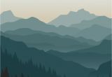 Smoky Mountain Wall Murals Mountain Wall Mural Self Adhesive