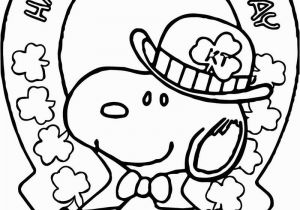 Snoopy St Patrick S Day Coloring Pages Beachy St Patrick Snoopy All Saint Day Coloring Page