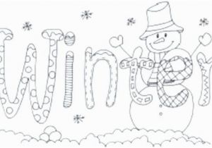 Snow Coloring Pages for toddlers Free Coloring Pages Winter Season