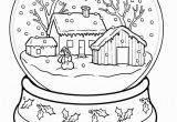 Snow Coloring Pages for toddlers Winter Coloring Pages Snow Globe Coloringstar