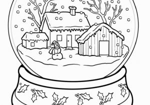 Snow Coloring Pages for toddlers Winter Coloring Pages Snow Globe Coloringstar