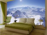 Snow Mountain Wall Mural 44 ] Wallpaper Murals Winter Scenes On Wallpapersafari