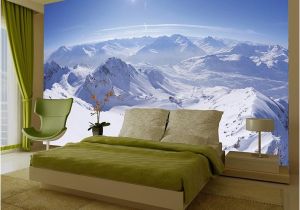 Snow Mountain Wall Mural 44 ] Wallpaper Murals Winter Scenes On Wallpapersafari