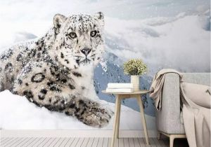 Snow Mountain Wall Mural Amazon 3d Wallpaper Modern Simple Snow Leopard