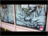 Snow Scene Wall Murals Christmas Window Painting Snow Scene This is the Beginning