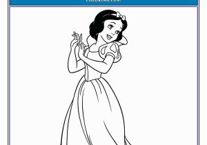 Snow White Coloring Pages Disney Clips Elegant Princess Snow White Coloring Pages Nicoloring