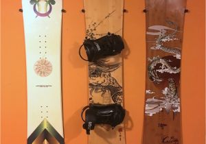 Snowboard Wall Mural the Cinch the Simple Snowboard Wall Mount My Style