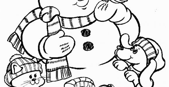 Snowman Christmas Coloring Pages Christmas Coloring Pages