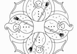 Snowman Christmas Coloring Pages Christmas Snowmen Kg Winter Weihnachten