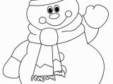 Snowman with Scarf Coloring Page 15 Best Ideas About Snowman Coloring Pages On Pinterest