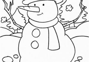 Snowman with Scarf Coloring Page Free Printable Coloring Pages for Kindergarten 28 Image Collections Gianfreda